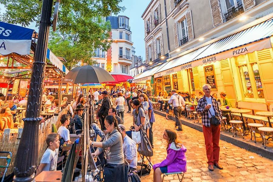 Montmartre, début de soirée